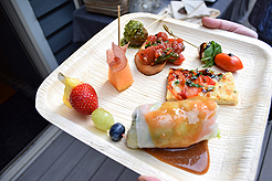 A GARDEN WEDDING RECEPTION